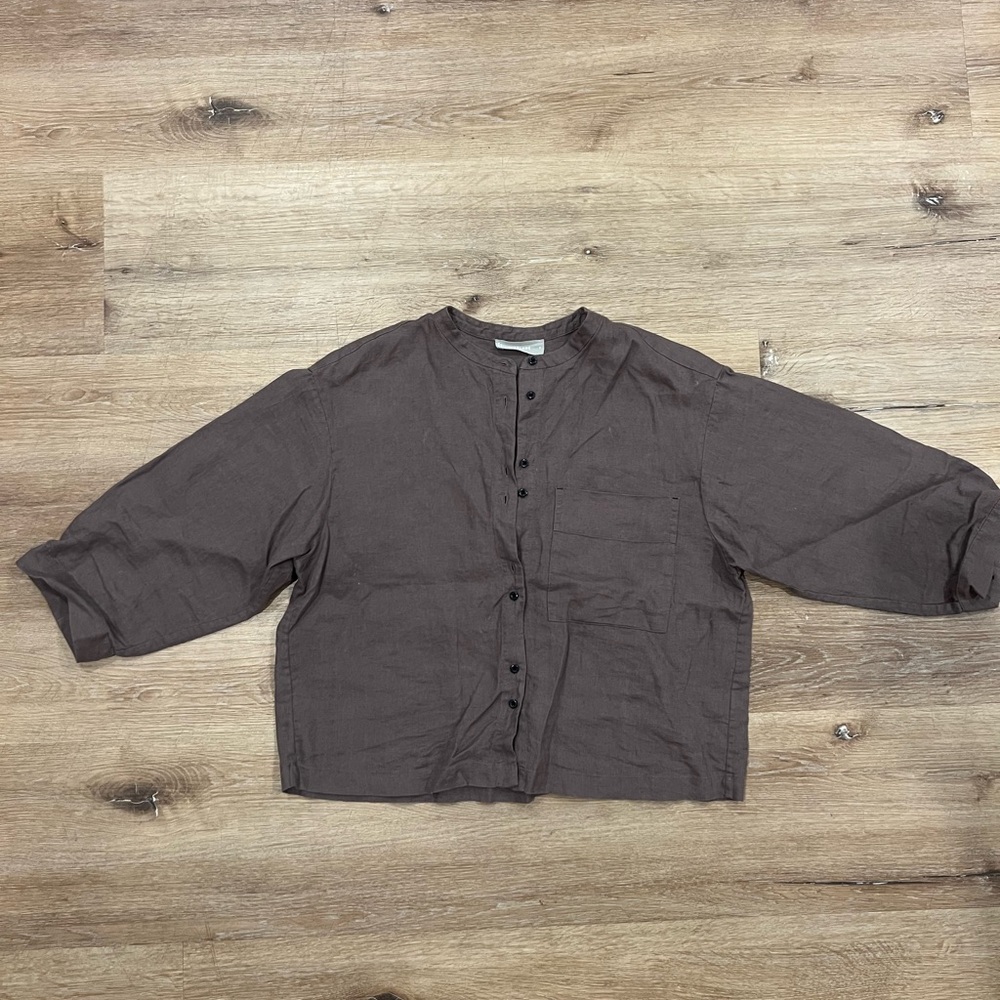Everlane Chocolate Button-Up Shirt